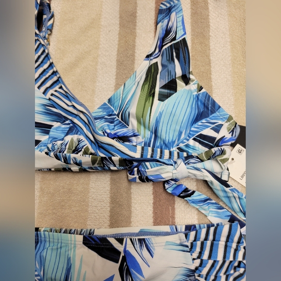 LA BLANCA Two Cool Faux Wrap Bikini Set - Picture 3 of 8